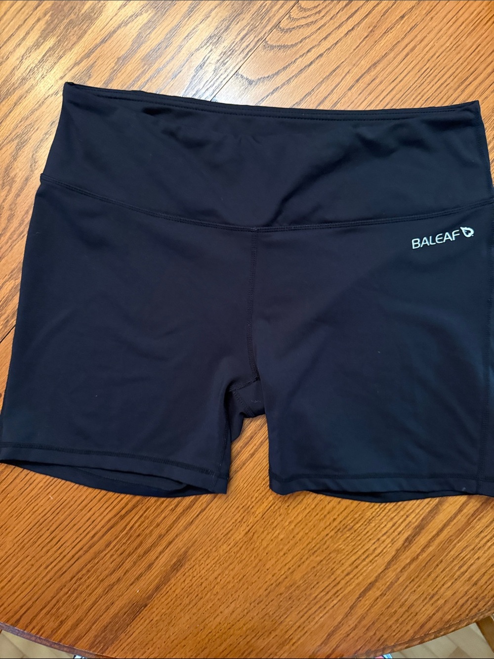 Baleaf Black Women's Bike Shorts with Logo